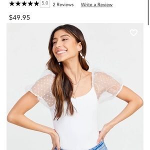 Altar’d State White Bodysuit